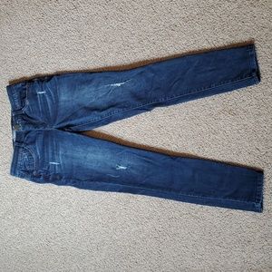 Wit & Wisdom Distressed Dark Wash Skinny Jeans Size 0 Women's